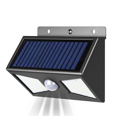 Хорошая цена. Motion Sensor Solar Powered Wall Lights Outdoor Waterproof LED Security Lighting for Garden Pathway Driveway Fence and Patio онлайн