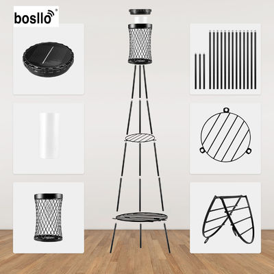 Хорошая цена. Color Temperature Options Waterproof Solar Powered Flower Stand Lights with 1200mAh Battery Capacity and USB Rechargeable онлайн