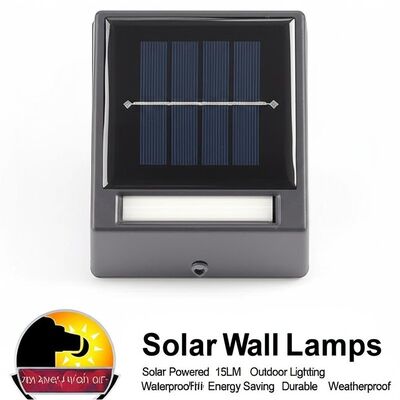 Хорошая цена. Toggle Switch ON OFF Solar Wall Lamps Solar Powered 15LM Outdoor Lighting Waterproof Energy Saving Durable Weatherproof онлайн